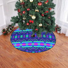 Load image into Gallery viewer, Visions of Peace Talks Christmas Tree Skirt 47&quot; x 47&quot; Christmas Tree Skirt e-joyer 
