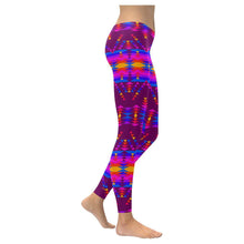 Load image into Gallery viewer, Visions of Peace Treaty Low Rise Leggings (Invisible Stitch) (Model L05) Low Rise Leggings (Invisible Stitch) (L05) e-joyer 
