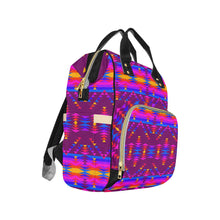 Load image into Gallery viewer, Visions of Peace Treaty Multi-Function Diaper Backpack (Model 1688) Diaper Backpack (1688) e-joyer 
