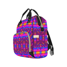 Load image into Gallery viewer, Visions of Peace Treaty Multi-Function Diaper Backpack (Model 1688) Diaper Backpack (1688) e-joyer 
