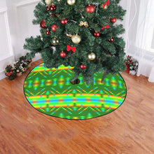 Load image into Gallery viewer, Visions of Peaceful Fall Christmas Tree Skirt 47&quot; x 47&quot; Christmas Tree Skirt e-joyer 
