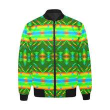 Load image into Gallery viewer, Visions of Peaceful Fall Unisex Heavy Bomber Jacket with Quilted Lining All Over Print Quilted Jacket for Men (H33) e-joyer 
