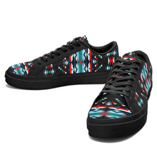 Load image into Gallery viewer, Visions of Peaceful Nights Aapisi Low Top Canvas Shoes Black Sole 49 Dzine 
