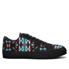 Load image into Gallery viewer, Visions of Peaceful Nights Aapisi Low Top Canvas Shoes Black Sole 49 Dzine 
