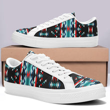 Load image into Gallery viewer, Visions of Peaceful Nights Aapisi Low Top Canvas Shoes White Sole 49 Dzine 
