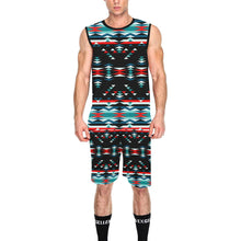 Load image into Gallery viewer, Visions of Peaceful Nights All Over Print Basketball Uniform Basketball Uniform e-joyer 
