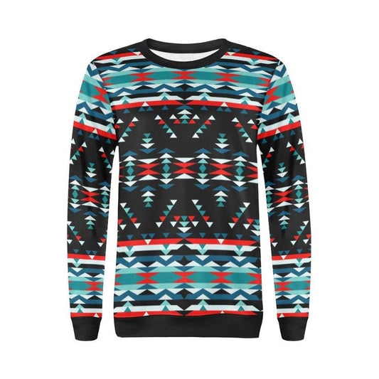 Visions of Peaceful Nights All Over Print Crewneck Sweatshirt for Women (Model H18) Crewneck Sweatshirt for Women (H18) e-joyer 