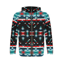 Load image into Gallery viewer, Visions of Peaceful Nights All Over Print Full Zip Hoodie for Men (Model H14) All Over Print Full Zip Hoodie for Men (H14) e-joyer 
