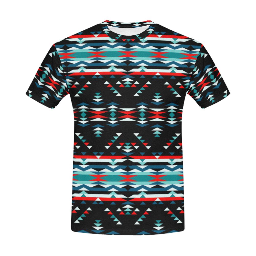 Visions of Peaceful Nights All Over Print T-Shirt for Men (USA Size) (Model T40) All Over Print T-Shirt for Men (T40) e-joyer 