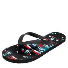 Load image into Gallery viewer, Visions of Peaceful Nights Flip Flops 49 Dzine 
