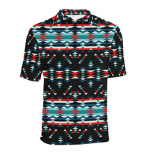 Load image into Gallery viewer, Visions of Peaceful Nights Men&#39;s All Over Print Polo Shirt (Model T55) Men&#39;s Polo Shirt (Model T55) e-joyer 
