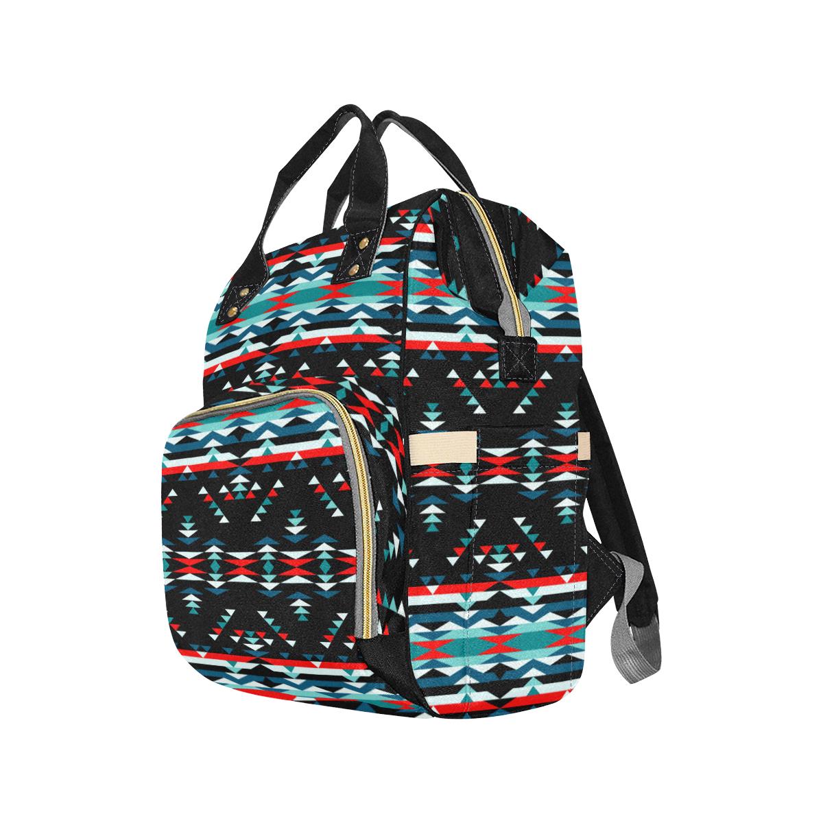 Visions of Peaceful Nights Multi-Function Diaper Backpack (Model 1688) Diaper Backpack (1688) e-joyer 