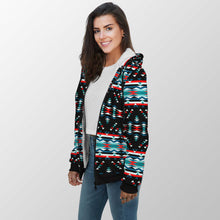 Load image into Gallery viewer, Visions of Peaceful Nights Sherpa Hoodie 49 Dzine 
