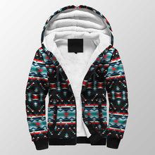 Load image into Gallery viewer, Visions of Peaceful Nights Sherpa Hoodie 49 Dzine 
