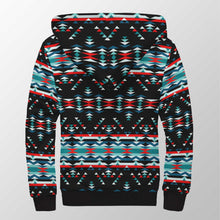 Load image into Gallery viewer, Visions of Peaceful Nights Sherpa Hoodie 49 Dzine 
