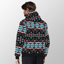 Load image into Gallery viewer, Visions of Peaceful Nights Sherpa Hoodie 49 Dzine 
