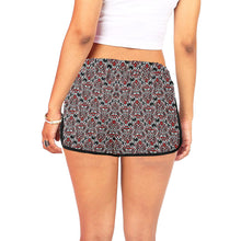 Load image into Gallery viewer, Water Spider Festival Women&#39;s All Over Print Relaxed Shorts (Model L19) Women&#39;s All Over Print Relaxed Shorts (L19) e-joyer 
