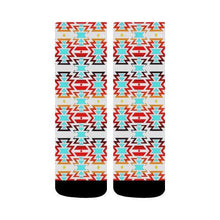 Load image into Gallery viewer, White Fire and Sky Crew Socks Crew Socks e-joyer 
