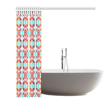 Load image into Gallery viewer, White Fire and Sky II Shower Curtain 66&quot;x72&quot; Shower Curtain 66&quot;x72&quot; e-joyer 
