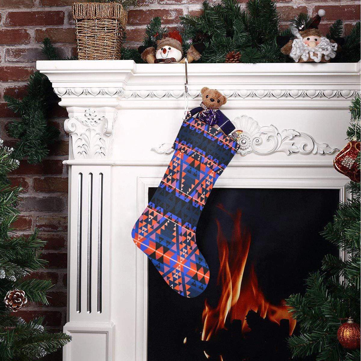 Writing on Stone Battle Christmas Stocking Christmas Stocking e-joyer 