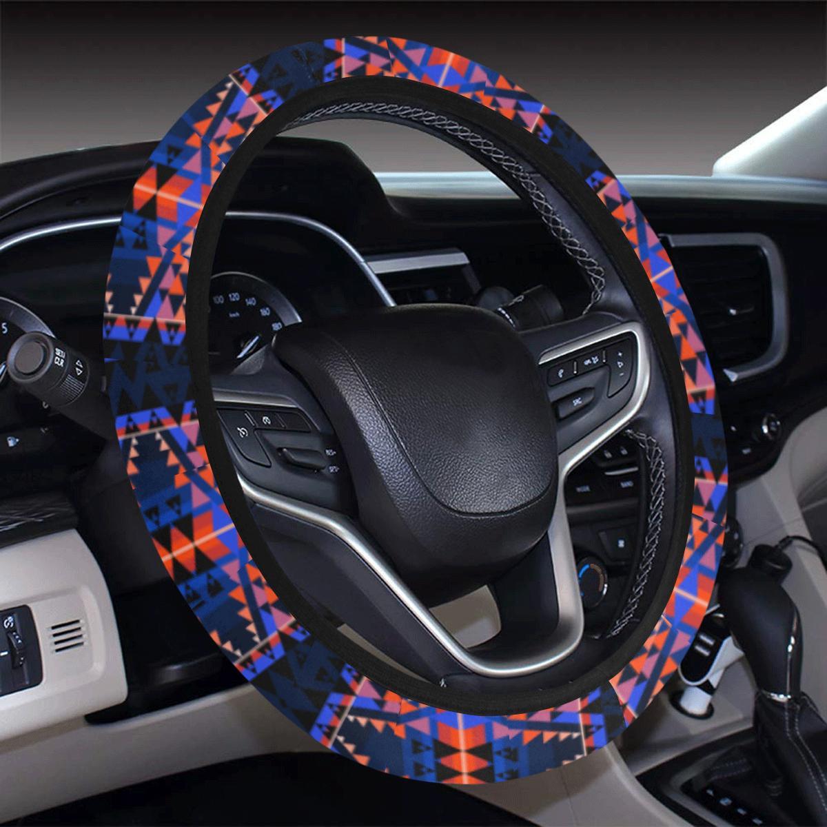 Writing on Stone Battle Steering Wheel Cover with Elastic Edge Steering Wheel Cover with Elastic Edge e-joyer 