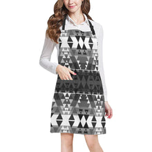 Load image into Gallery viewer, Writing on Stone Black and White All Over Print Apron All Over Print Apron e-joyer 
