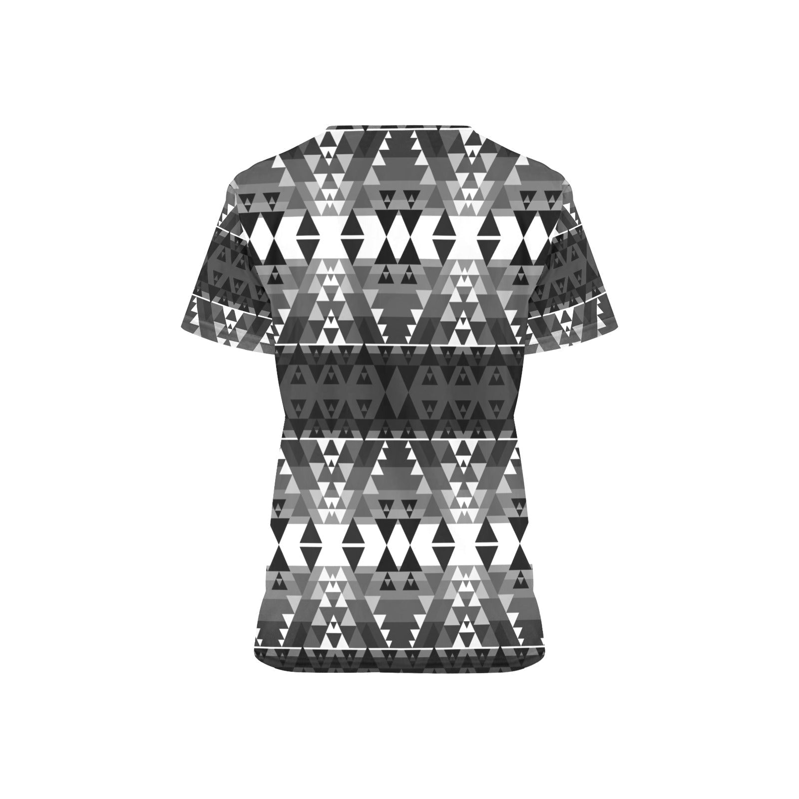 Writing on Stone Black and White All Over Print Scrub Top Scrub Top e-joyer 