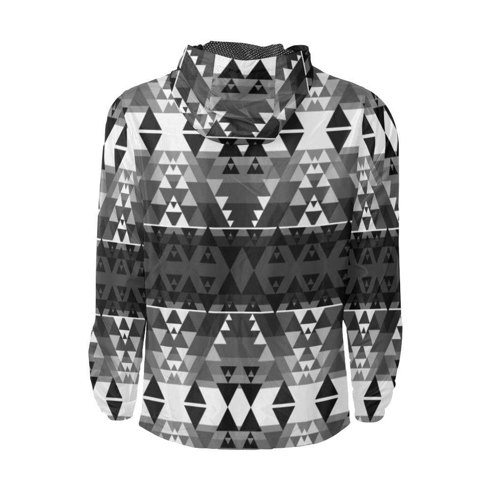 Writing on Stone Black and White All Over Print Windbreaker for Unisex (Model H23) All Over Print Windbreaker for Men (H23) e-joyer 