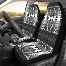 Load image into Gallery viewer, Writing on Stone Black and White Car Seat Covers (Set of 2) Car Seat Covers e-joyer 
