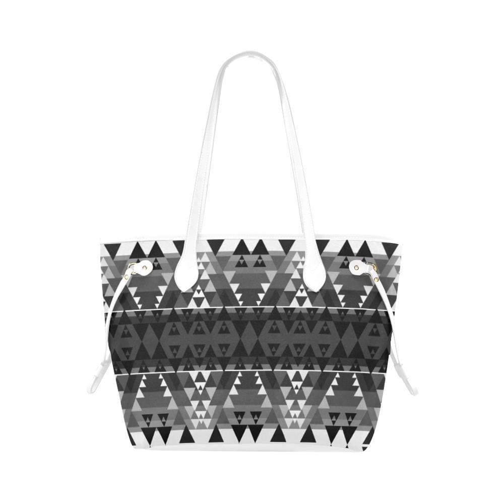 Writing on Stone Black and White Clover Canvas Tote – Tote Bag by 49 Dzine