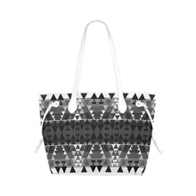 Load image into Gallery viewer, Writing on Stone Black and White Clover Canvas Tote Bag (Model 1661) Clover Canvas Tote Bag (1661) e-joyer 
