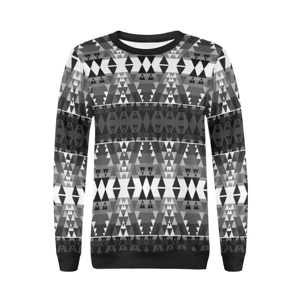 Writing on Stone Black and White Crewneck – Women's Sweatshirt by 49 Dzine
