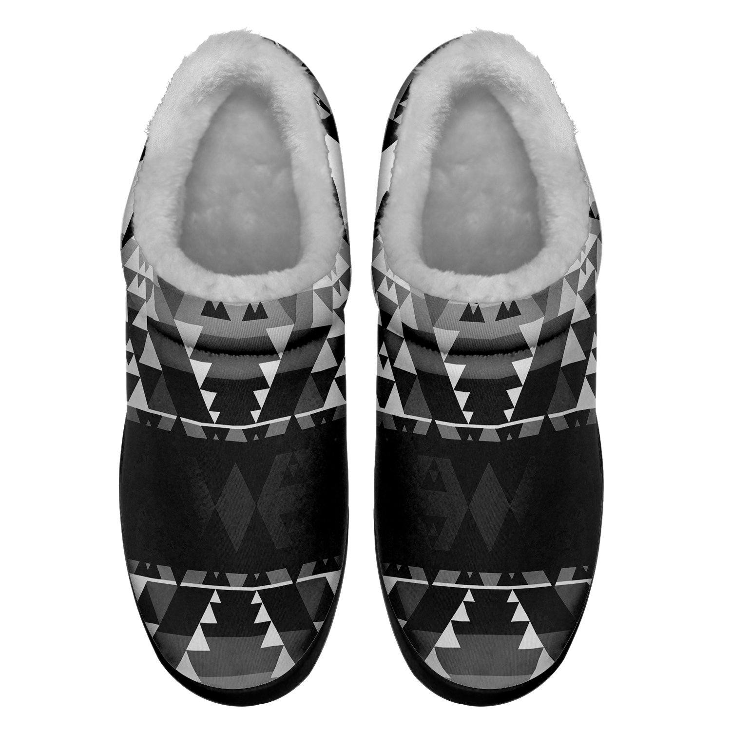 Writing on Stone Black and White Ikinnii Indoor Slipper 49 Dzine 