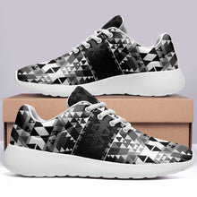 Load image into Gallery viewer, Writing on Stone Black and White Ikkaayi Sport Sneakers 49 Dzine 
