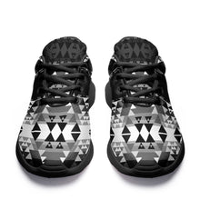 Load image into Gallery viewer, Writing on Stone Black and White Ikkaayi Sport Sneakers 49 Dzine 
