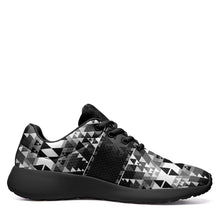 Load image into Gallery viewer, Writing on Stone Black and White Ikkaayi Sport Sneakers 49 Dzine 
