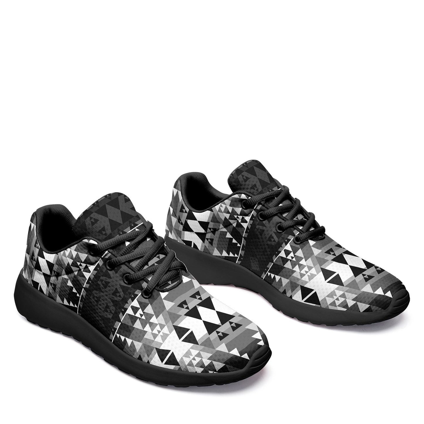 Writing on Stone Black and White Ikkaayi Sport Sneakers 49 Dzine 