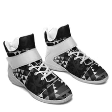 Load image into Gallery viewer, Writing on Stone Black and White Ipottaa Basketball / Sport High Top Shoes 49 Dzine 
