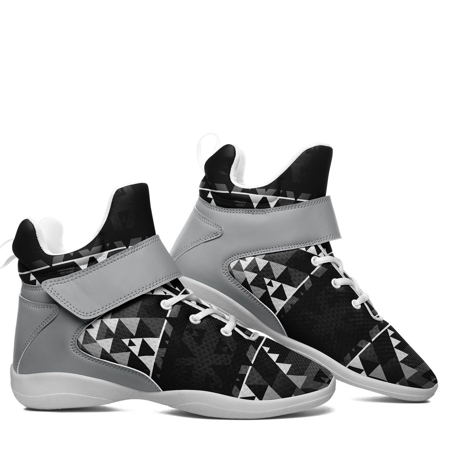 Writing on Stone Black and White Ipottaa Basketball / Sport High Top Shoes 49 Dzine 