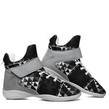 Load image into Gallery viewer, Writing on Stone Black and White Ipottaa Basketball / Sport High Top Shoes 49 Dzine 
