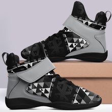 Load image into Gallery viewer, Writing on Stone Black and White Ipottaa Basketball / Sport High Top Shoes 49 Dzine 
