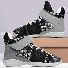 Load image into Gallery viewer, Writing on Stone Black and White Ipottaa Basketball / Sport High Top Shoes 49 Dzine 
