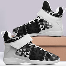 Load image into Gallery viewer, Writing on Stone Black and White Ipottaa Basketball / Sport High Top Shoes 49 Dzine 
