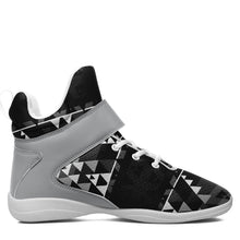 Load image into Gallery viewer, Writing on Stone Black and White Ipottaa Basketball / Sport High Top Shoes 49 Dzine 
