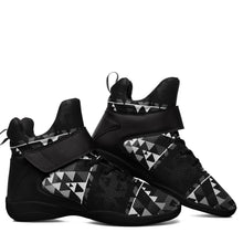 Load image into Gallery viewer, Writing on Stone Black and White Ipottaa Basketball / Sport High Top Shoes 49 Dzine 
