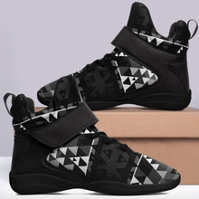 Load image into Gallery viewer, Writing on Stone Black and White Ipottaa Basketball / Sport High Top Shoes 49 Dzine 
