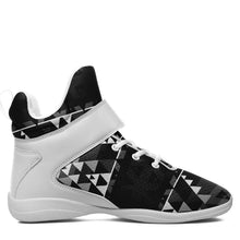 Load image into Gallery viewer, Writing on Stone Black and White Ipottaa Basketball / Sport High Top Shoes 49 Dzine 
