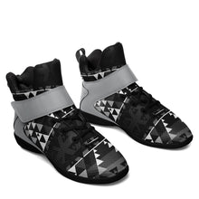 Load image into Gallery viewer, Writing on Stone Black and White Ipottaa Basketball / Sport High Top Shoes 49 Dzine 
