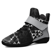 Load image into Gallery viewer, Writing on Stone Black and White Ipottaa Basketball / Sport High Top Shoes 49 Dzine 
