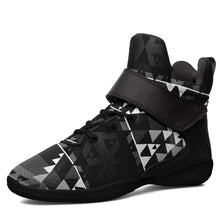 Load image into Gallery viewer, Writing on Stone Black and White Ipottaa Basketball / Sport High Top Shoes 49 Dzine 
